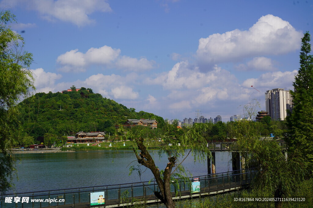 湖景