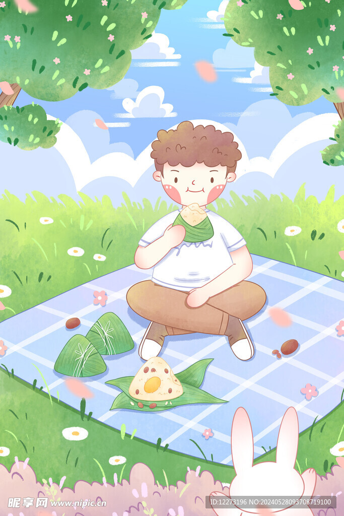 端午节插画          