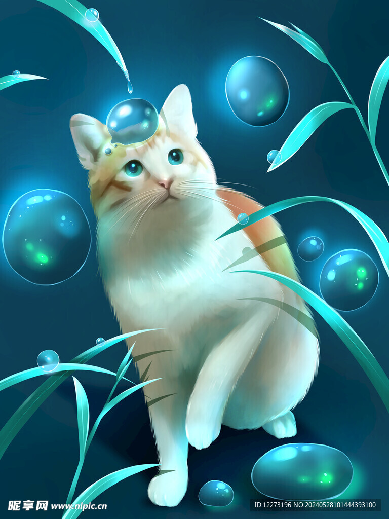 卡通萌宠插画         