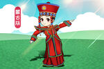 少数民族插画         
