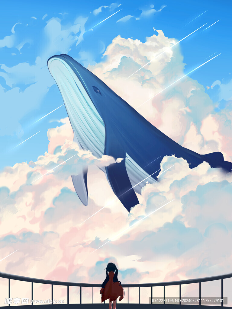 梦幻风景插画         