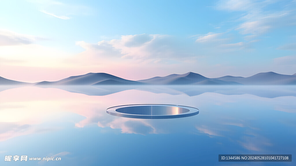 天空山水AI绘画