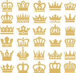 金色皇冠矢量图片