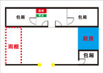 餐馆简易平面图