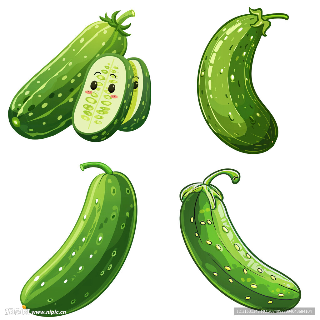 卡通黄瓜
