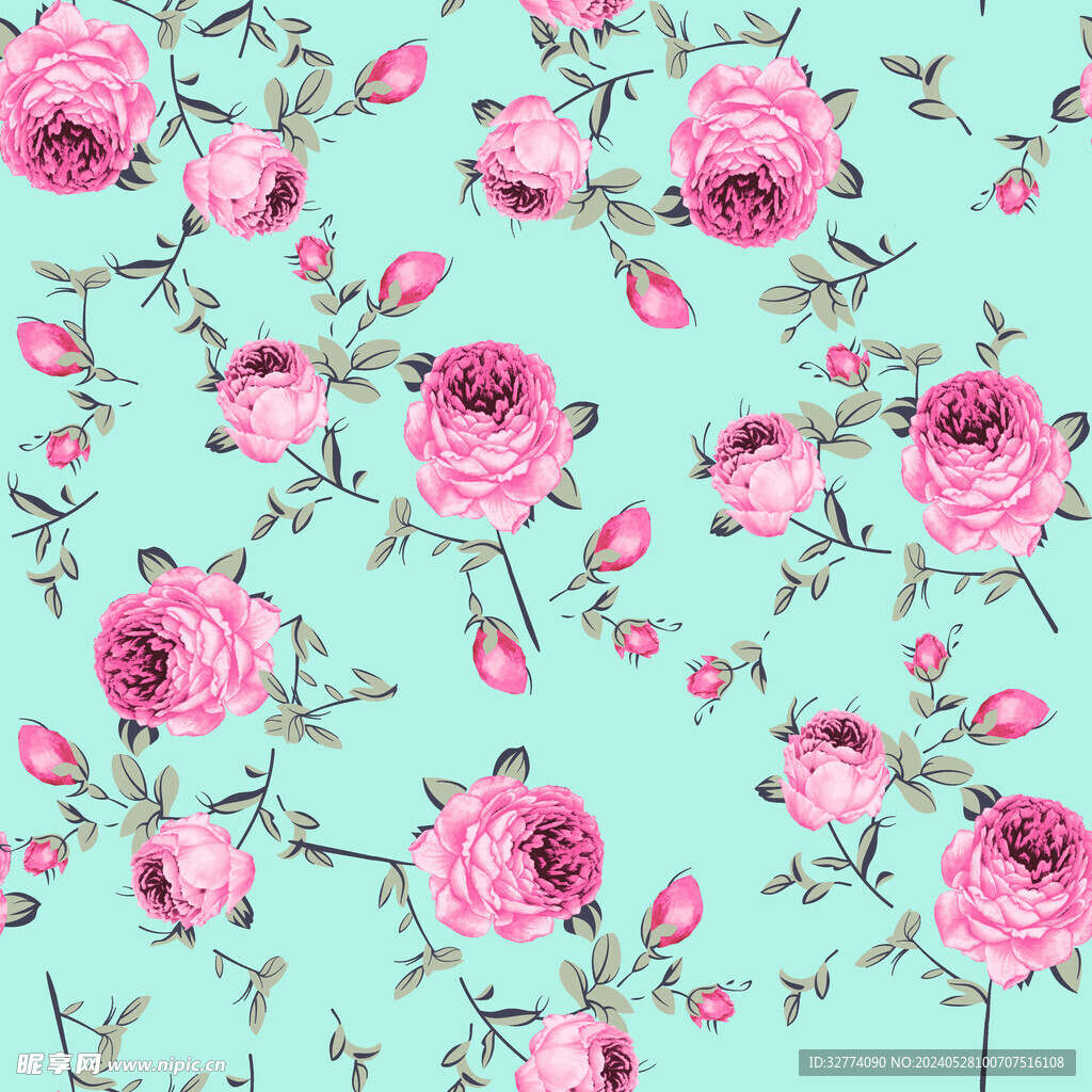 手绘花