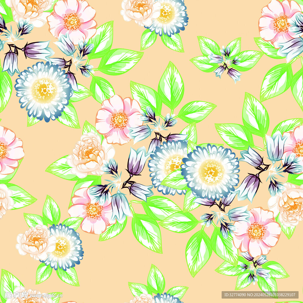 手绘花