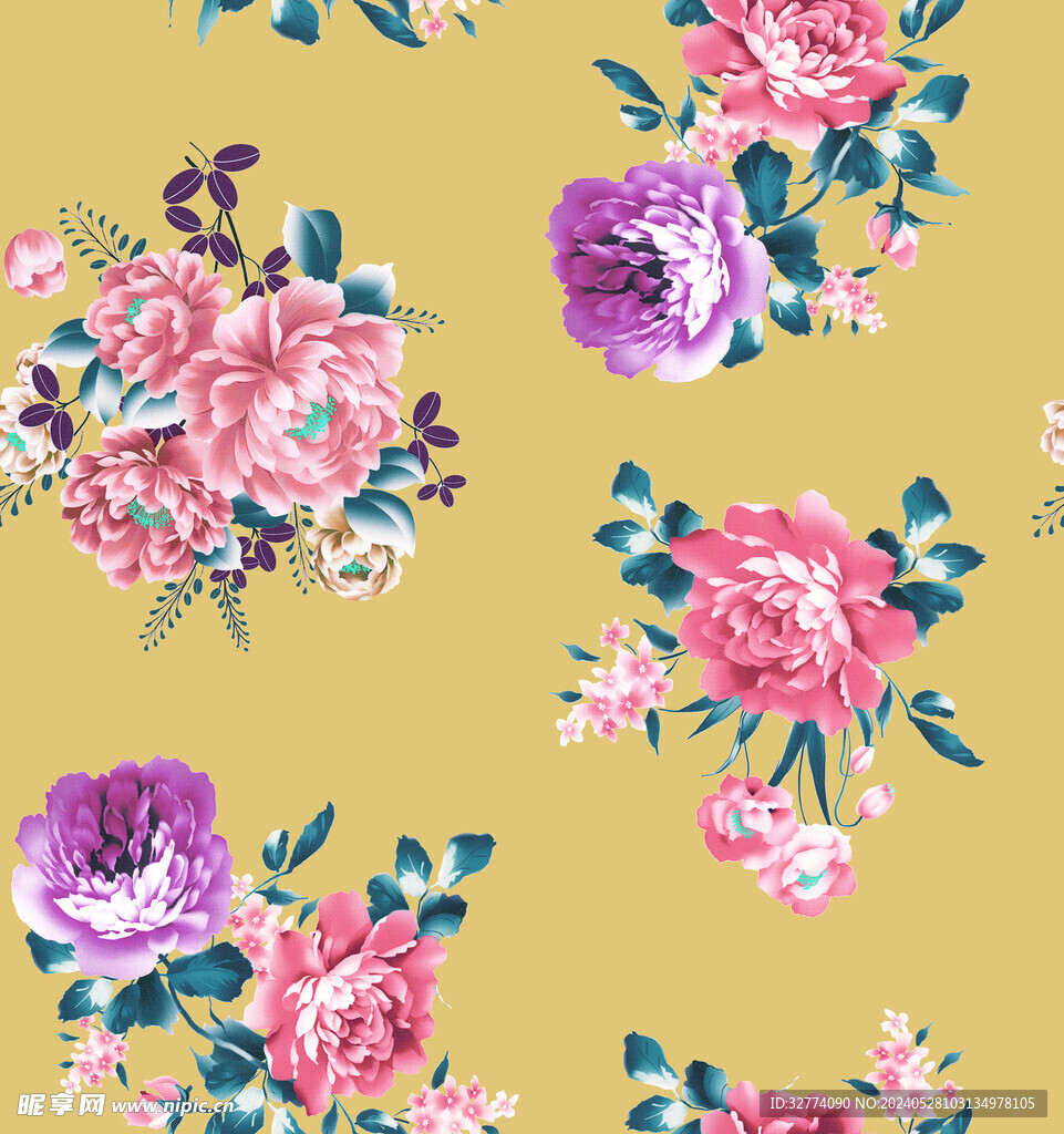 手绘花