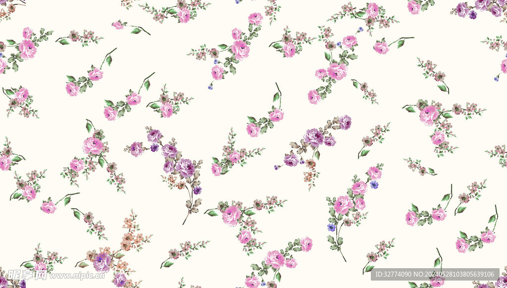 手绘花 
