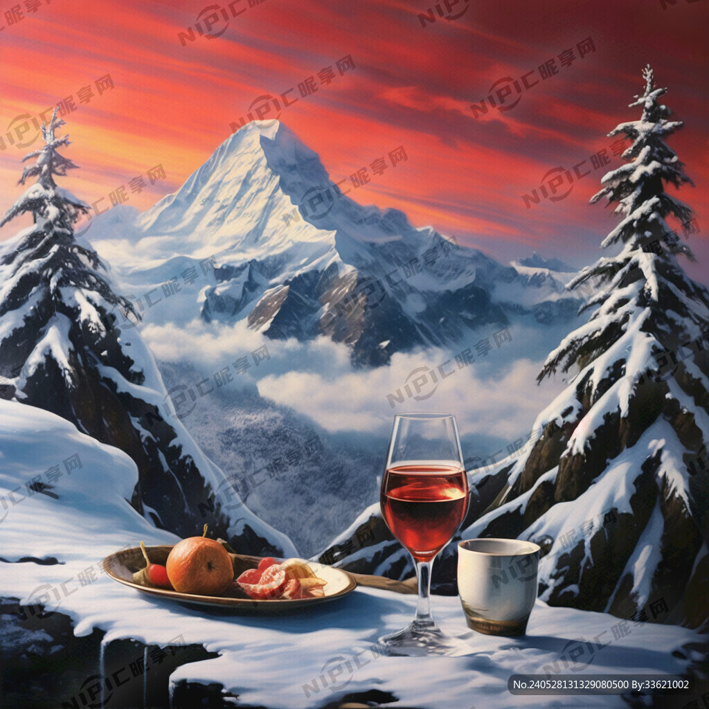 雪山 哈达 酒