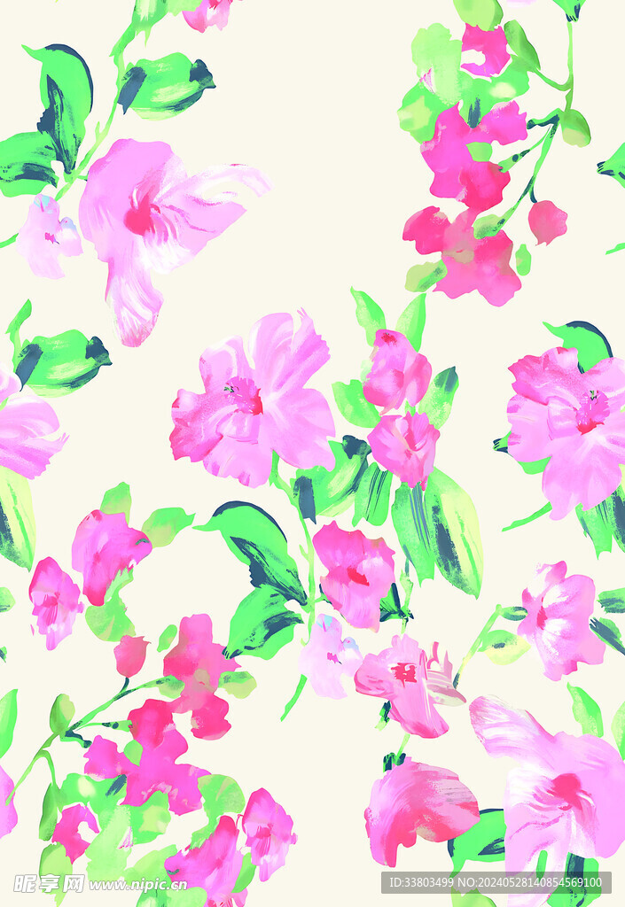 手绘花