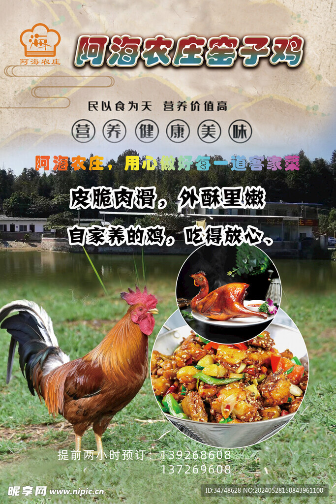  农家乐海报  