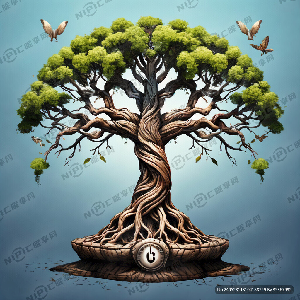 AI创作图生命树nipic.com-昵图网