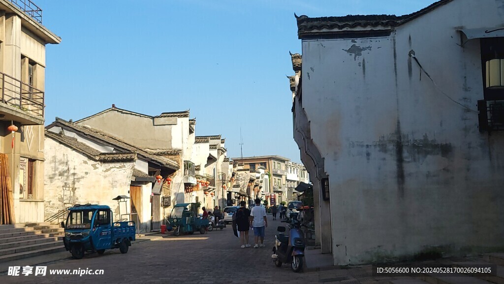 安徽铜陵大通古镇旅游徽派建筑