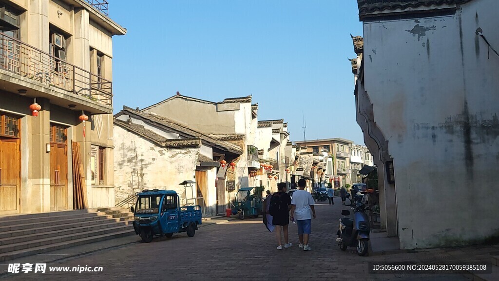 安徽铜陵大通古镇旅游徽派建筑