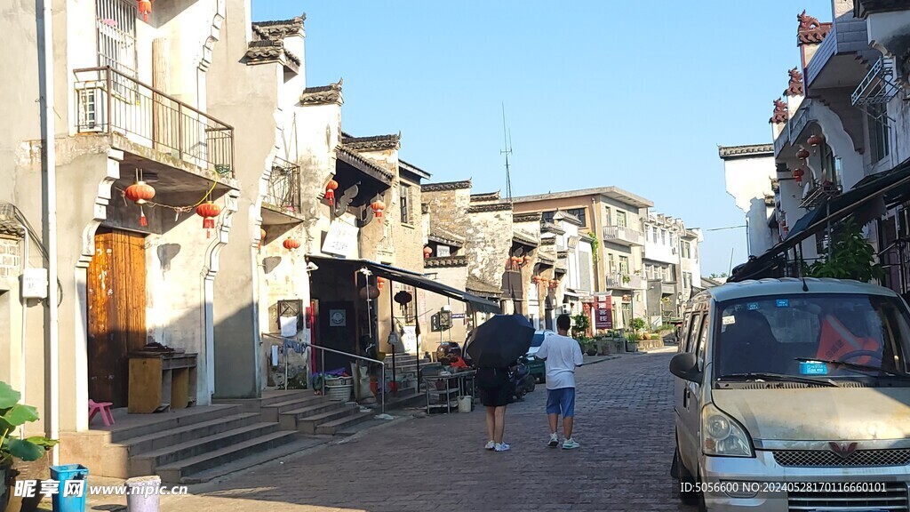 安徽铜陵大通古镇旅游徽派建筑