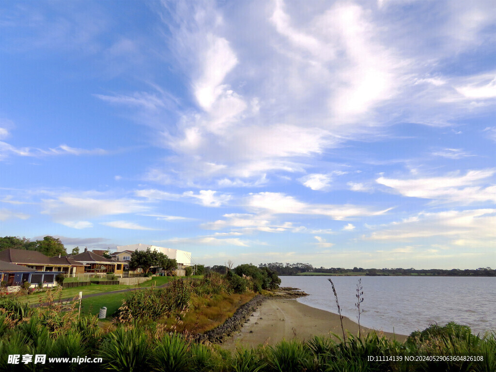 奥克兰海边小镇风景