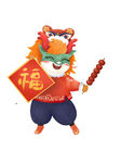 卡通龙元素          