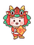 卡通龙元素          
