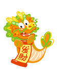 卡通龙元素          