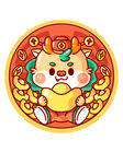卡通龙元素          