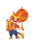 卡通龙元素          