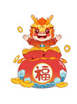卡通龙元素          