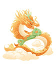卡通龙元素          