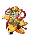 卡通龙元素          