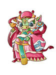 卡通龙元素          