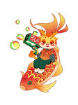 卡通龙元素          