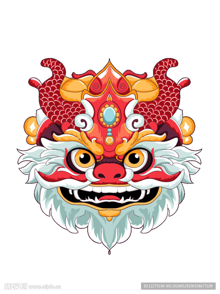 卡通龙元素          