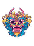 卡通龙元素          