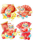 卡通龙元素          