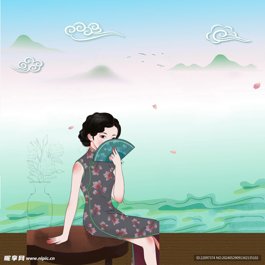 旗袍美女