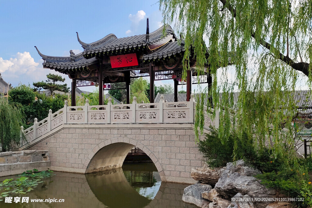 沁芳桥风景