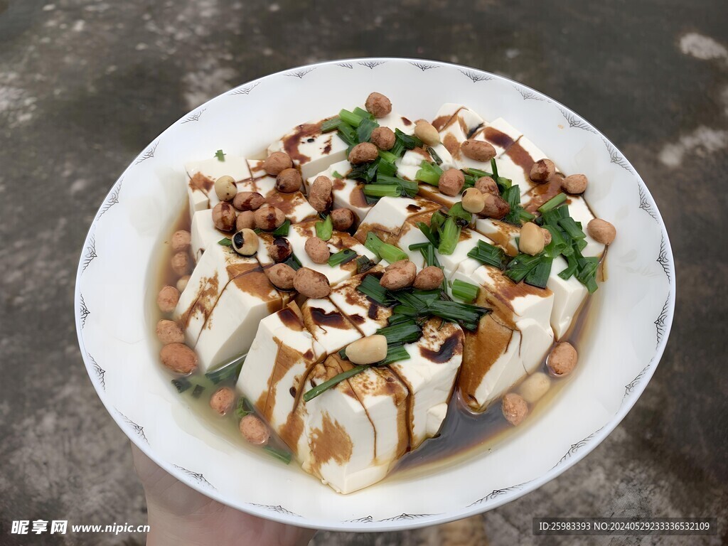 小葱拌豆腐