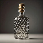白酒瓶 玻璃瓶 高级 菱形 分成格式 高级瓶盖 柔美线条