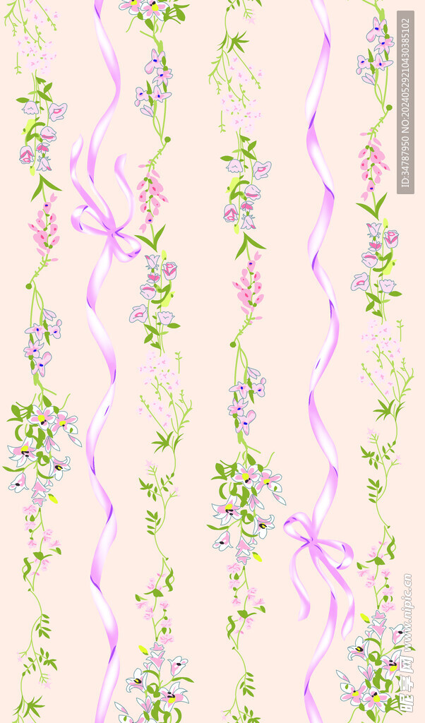 蝴蝶结碎花