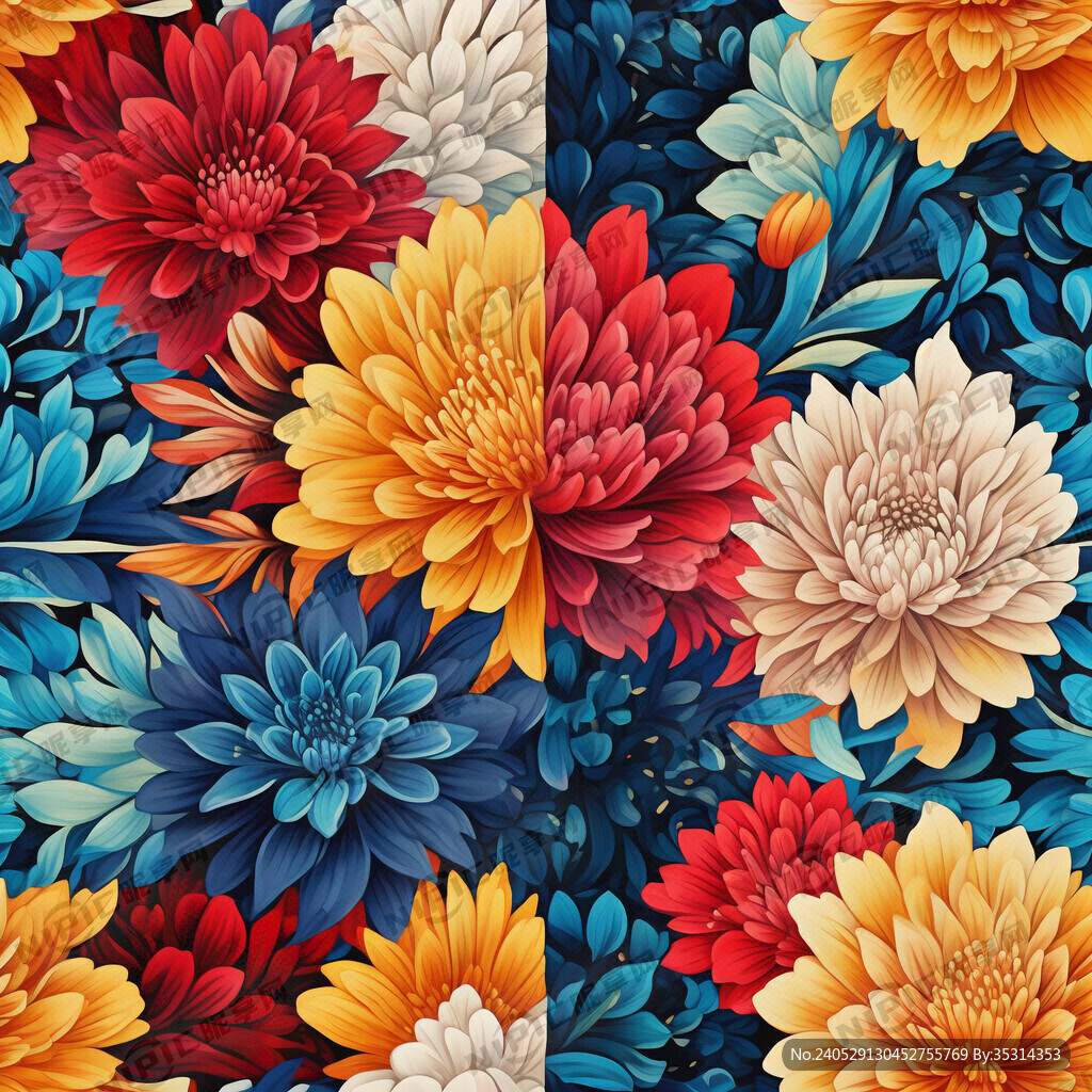 时尚感 花型 几何