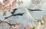 中国风仙鹤          