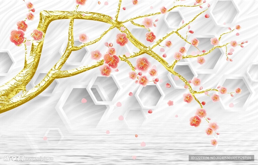 立体金镶玉 山水花鸟     