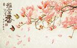 立体金镶玉 山水花鸟     