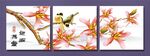 立体金镶玉 山水花鸟     