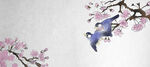 中国风景插画         