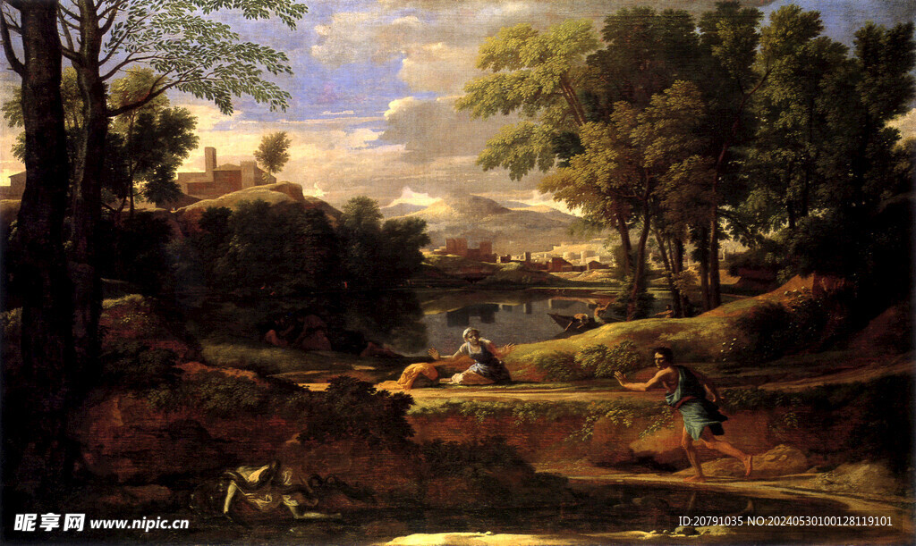 牟利罗 murillo 油画 