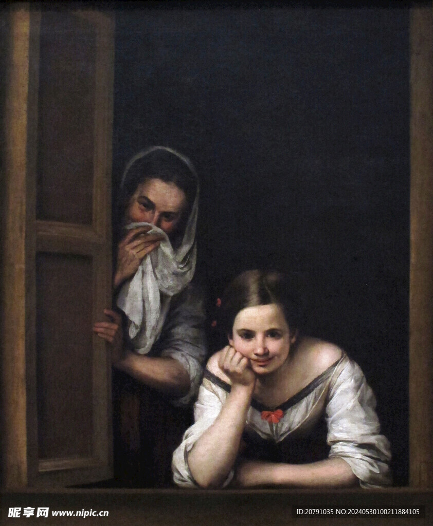 牟利罗 murillo 油画 