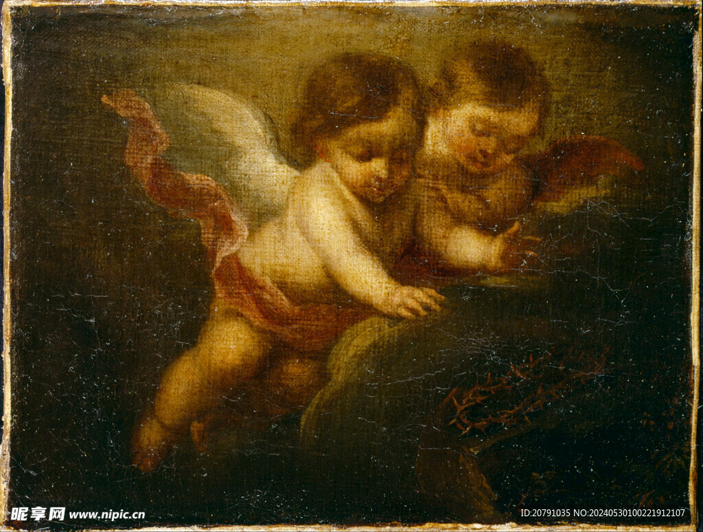 牟利罗 murillo 油画 