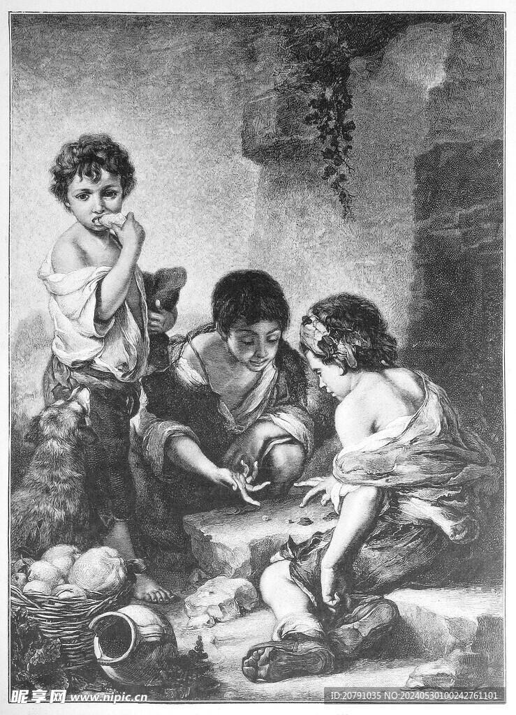 牟利罗 murillo 油画 