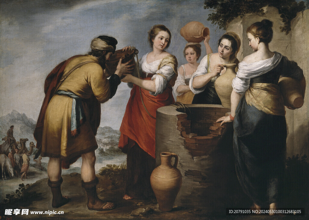 牟利罗 murillo 油画 